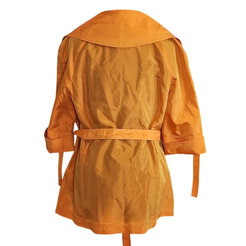 St. John Orange Open Front Jacket, Large, NWT - Picture 3 of 11
